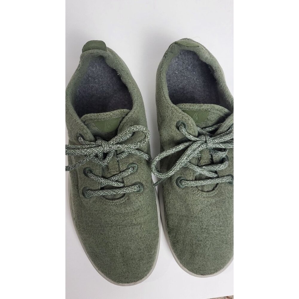 Allbirds Mens Wool Runners Green Lightweight Sneakers M10 - Picture 4 of 9